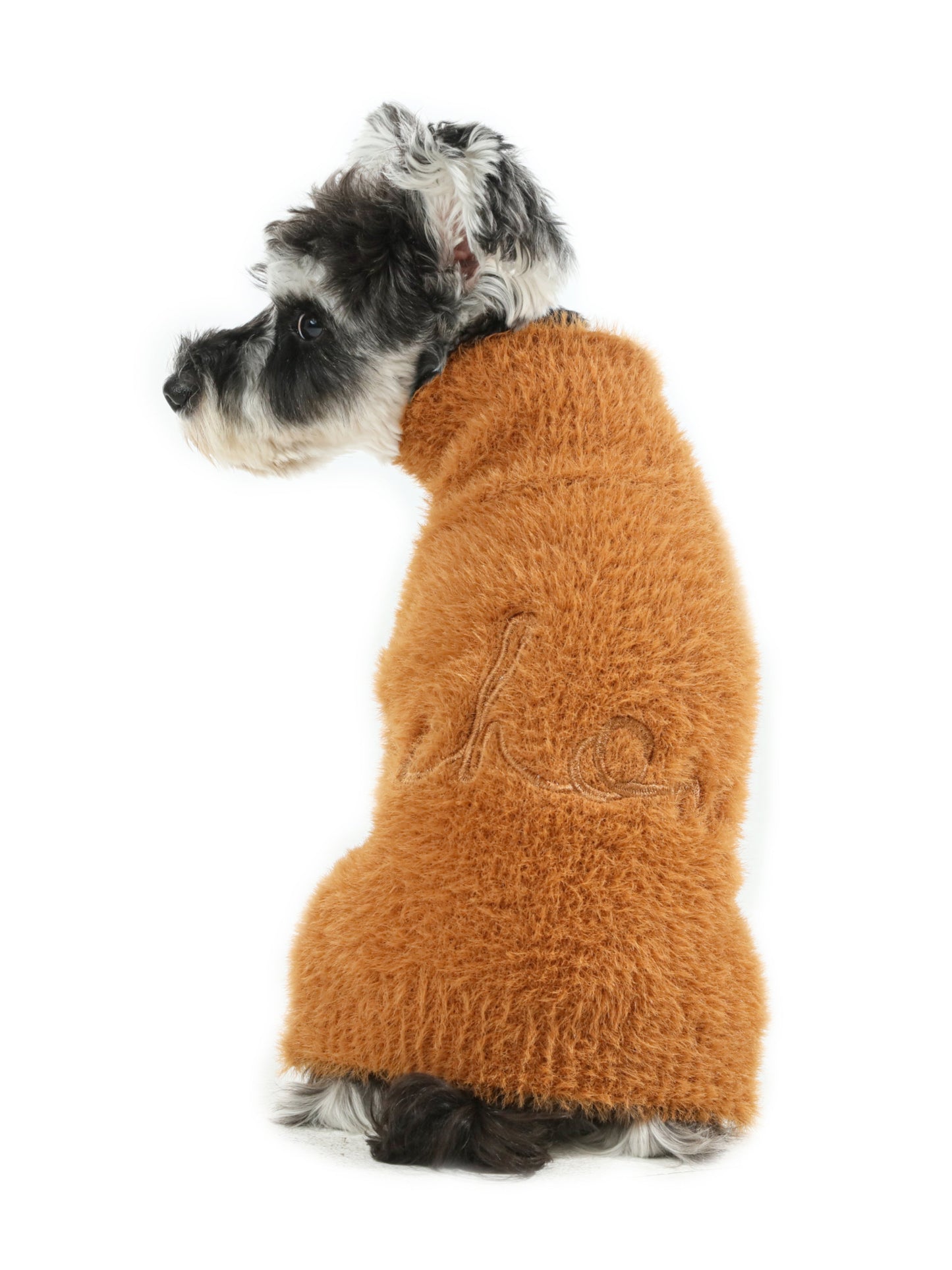 Eskimo Fuzzy Sweater - Orange | Warm, Breathable & Stylish Winter Dog Sweater