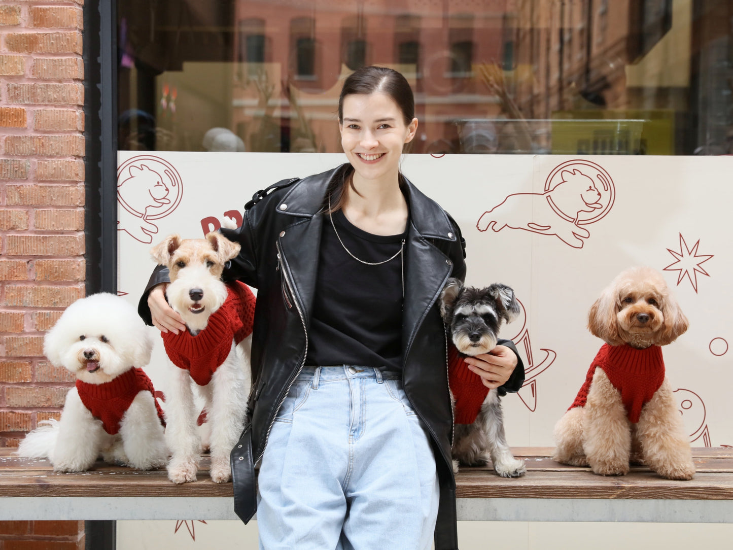 Pet Sweater Vest – Red | Cozy Knit Warmth for Dogs & Cats