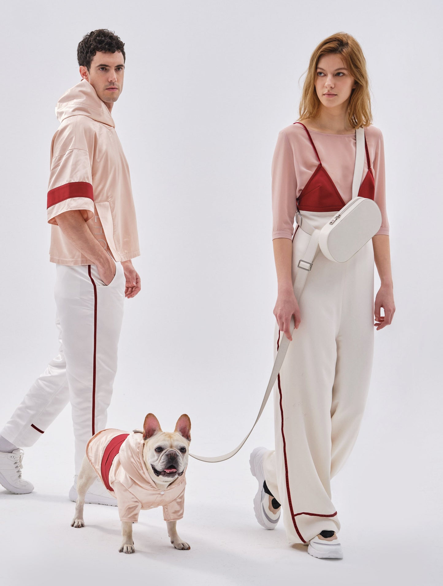 Luxury Calfskin Leather Dog Collar with Silver Hardware | Premium PEHOM Designer Pet Collar