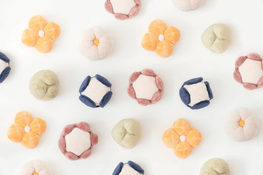 Paradise Pet Toy - Anemone | Calming Plush Enrichment Toy with Squeaker & Treat Pocket