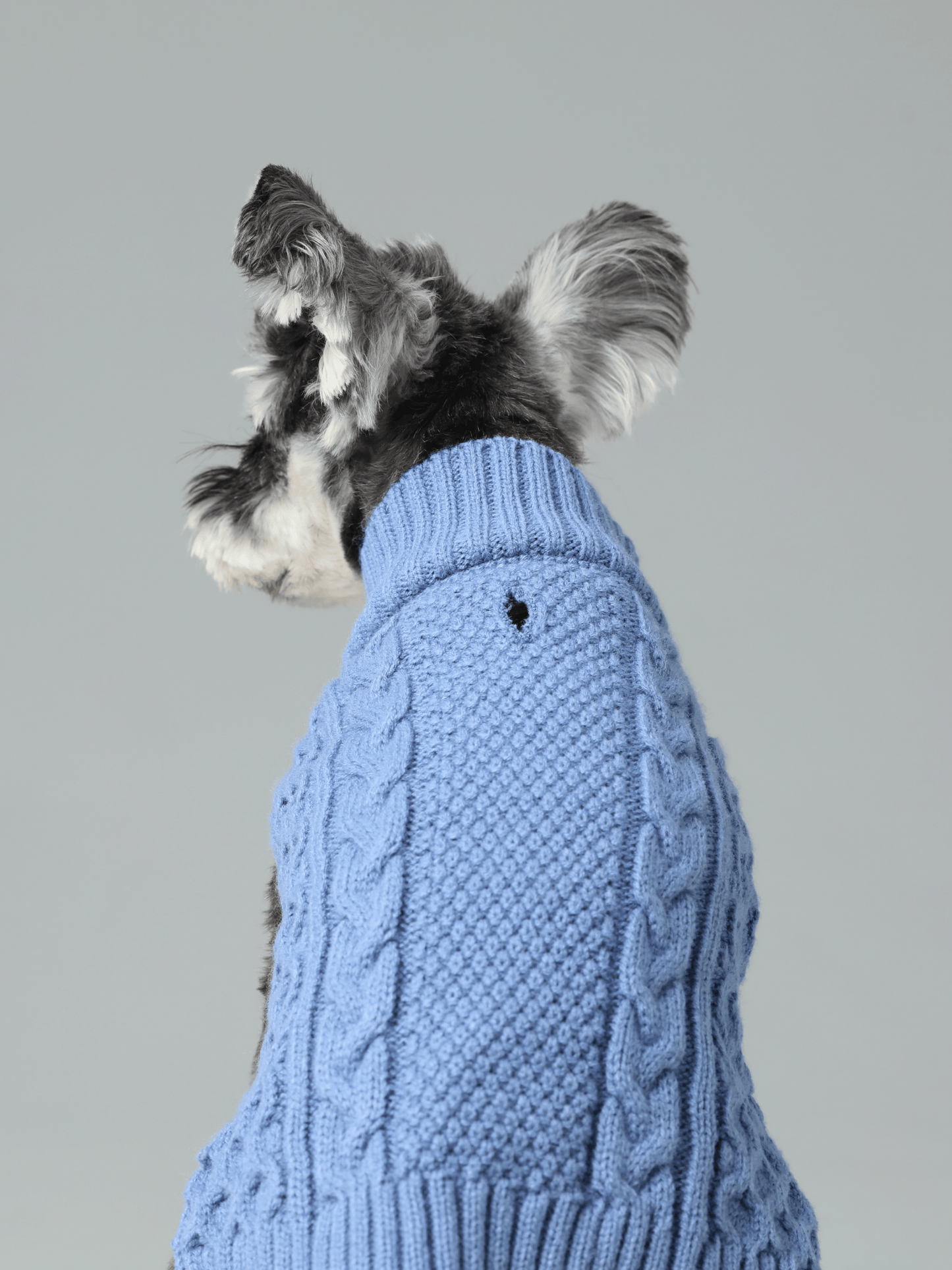 Pet Sweater Vest – Ice Blue | Cozy Knit Warmth with Breathable Comfort