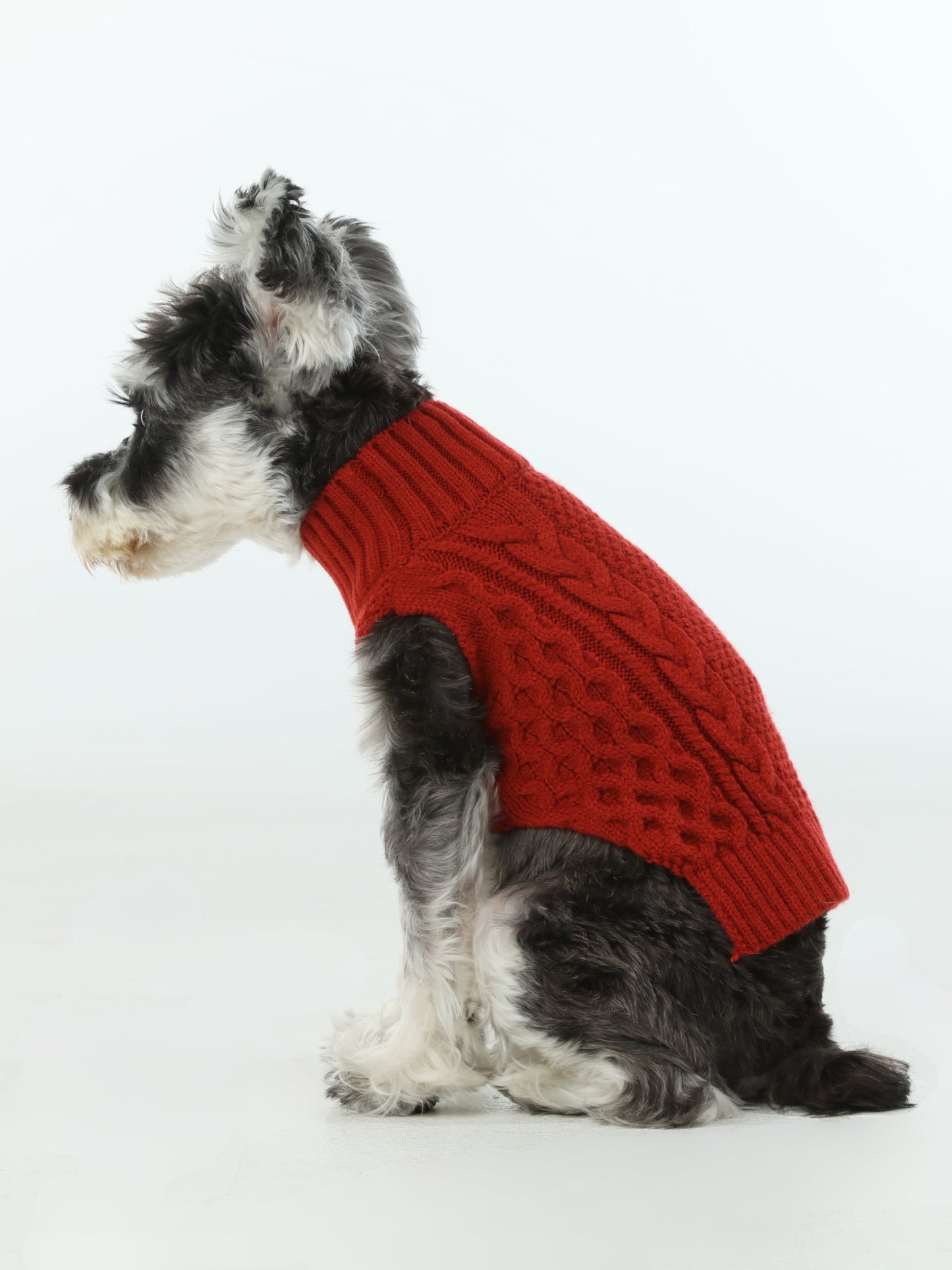 Pet Sweater Vest – Red | Cozy Knit Warmth for Dogs & Cats