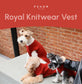 Pet Sweater Vest – Red | Cozy Knit Warmth for Dogs & Cats