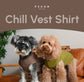 Chill Vest Shirt - Blue | Lightweight Reflective Cooling Vest for Dogs & Cats