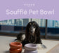 Soufflé Pet Bowl – Purple | Elevated Ergonomic Bowl for Cats & Small Dogs