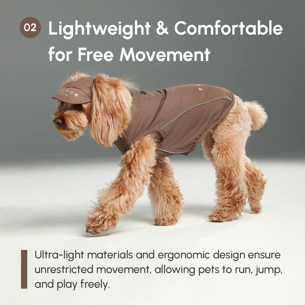 Chill Vest Shirt - Blue | Lightweight Reflective Cooling Vest for Dogs & Cats