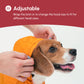 Tribeca Adjustable Velcro Dog Raincoat – Burgundy | Waterproof Hooded Rain Jacket for Dogs