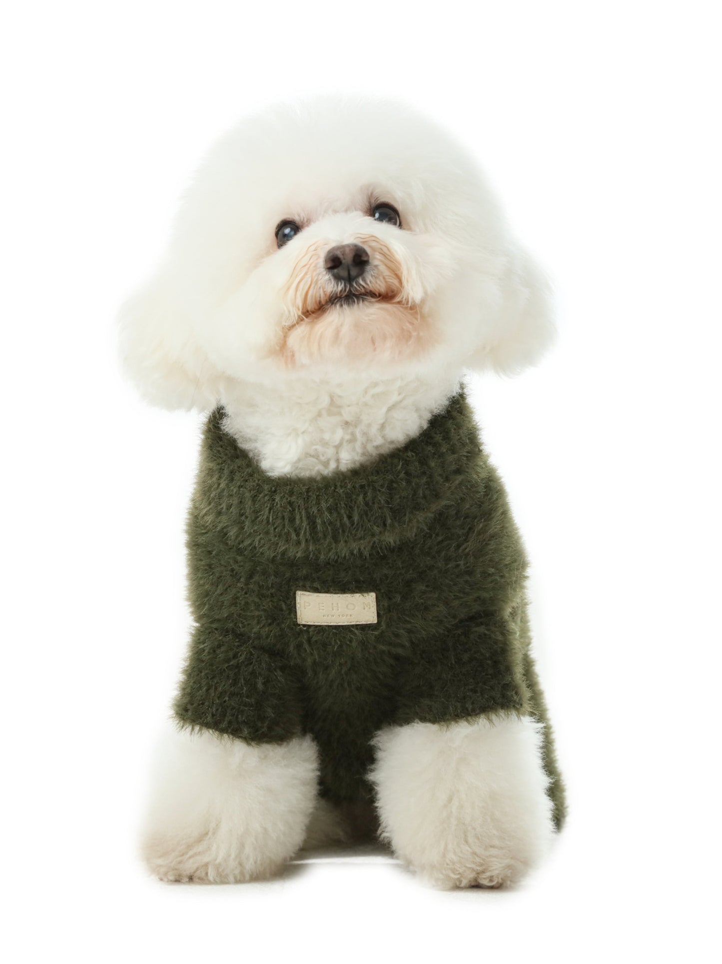 Eskimo Fuzzy Sweater - Green | Warm, Breathable & Stylish Winter Dog Sweater