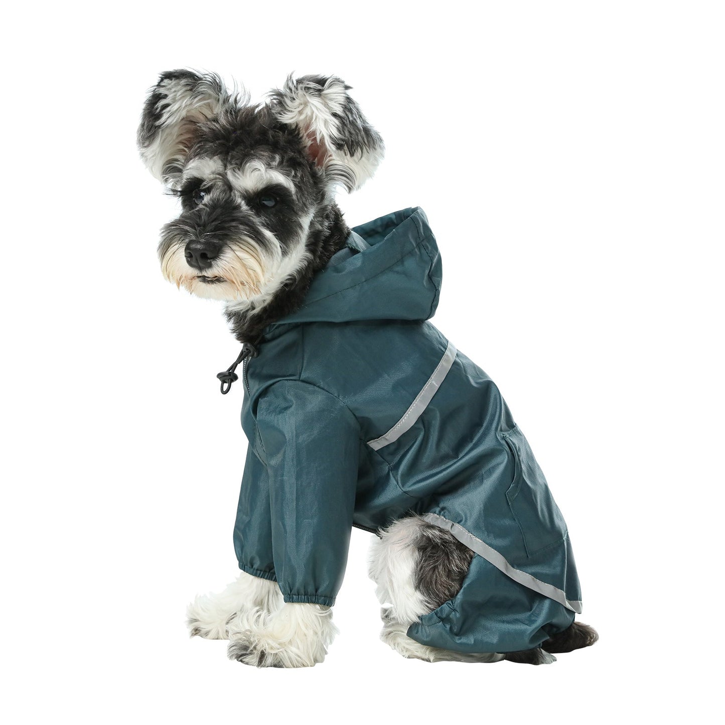 Ultralight Full Covered Hooded Waterproof Dog Jacket – Blue