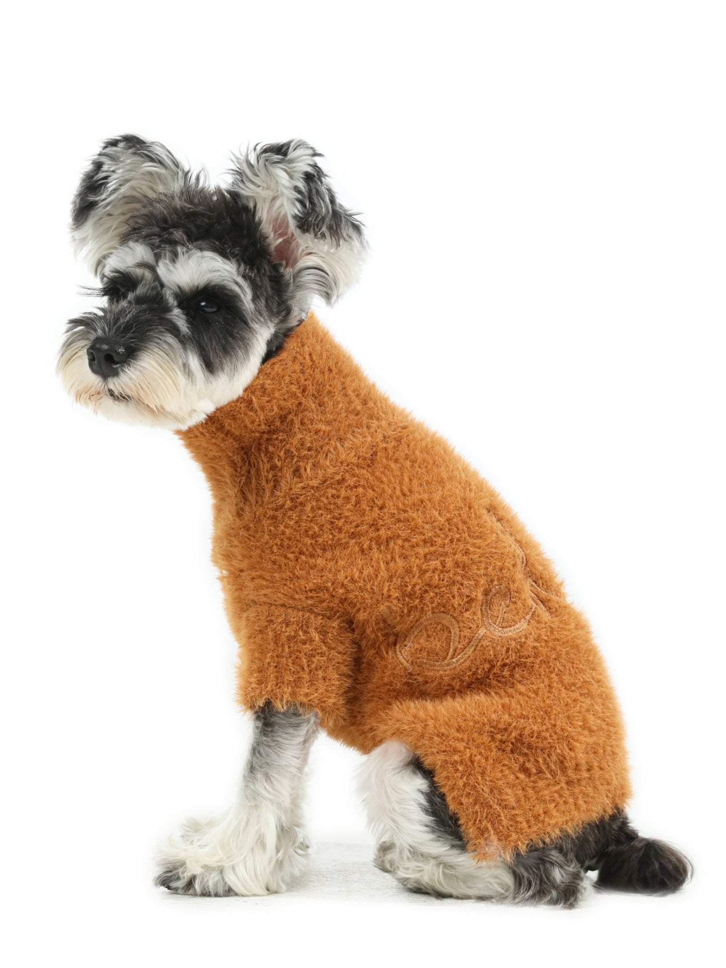 Eskimo Fuzzy Sweater - Orange | Warm, Breathable & Stylish Winter Dog Sweater