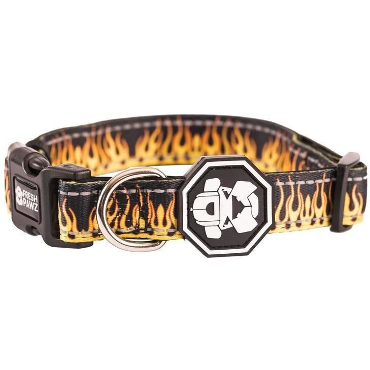 Flame Thrower Dog Collar | Padded, Adjustable & Secure Premium Collar