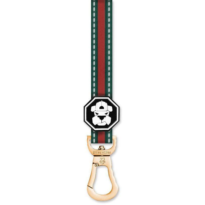 G-Stripe Luxury Dog Leash | Streetwear-Inspired, Padded Handle, Reflective & Heavy-Duty