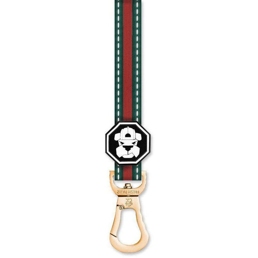 G-Stripe Luxury Dog Leash | Streetwear-Inspired, Padded Handle, Reflective & Heavy-Duty