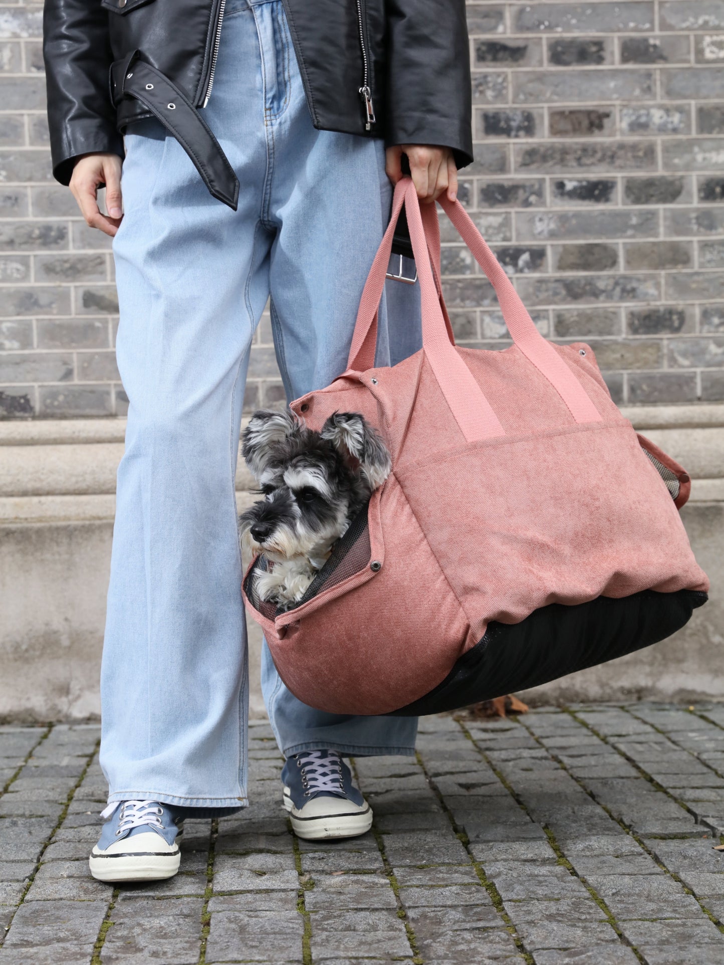 Puff Guard Dog Car Seat – Camel | Water-Repellent, Secure Travel Seat for Small & Medium Dogs