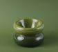 Soufflé Elevated Pet Bowl – Avocado Green | Ergonomic, Anti-Spill Design for Cats & Small Dogs