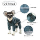 Ultralight Full-Coverage Hooded Waterproof Dog Jacket – Yellow | Reflective, Adjustable & Travel-Friendly Raincoat