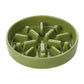 Spark Slow Feeder Dog Bowl – Ceramic Anti-Gulp Bowl with Non-Slip Base (Red, Green, Blue)