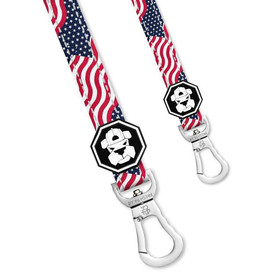 Patriot Dog Leash | Red, White & Blue Reflective Leash with Padded Handle