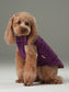 Reversible Dog Vest Jacket - Purple Caramel