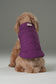 Reversible Dog Vest Jacket - Purple Caramel