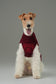 Pretzel Pet Sweater – Burgundy Red | Cozy Knit Winter Sweater for Dogs & Cats