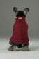 Reversible Dog Vest Jacket – Windproof & Water-Repellent Outdoor Coat (Red Brown)