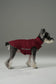 Reversible Dog Vest Jacket – Windproof & Water-Repellent Outdoor Coat (Red Brown)