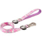Pastel Camo Dog Leash – Reflective, Neoprene-Padded Handle, Heavy-Duty Hardware