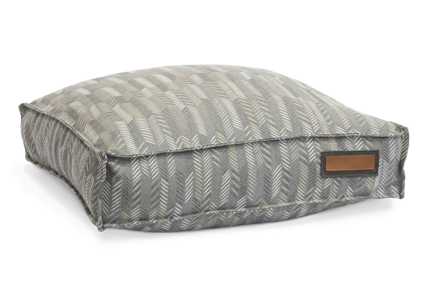 Lounger Pet Bed in Muttly Merle – Luxury Orthopedic Dog Bed with Recycled Fill & Sunbrella® Fabric