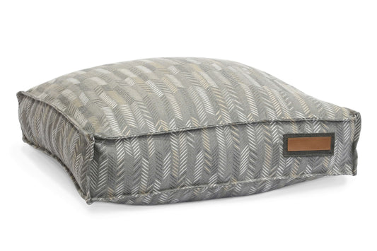 Lounger Pet Bed in Muttly Merle – Luxury Orthopedic Dog Bed with Recycled Fill & Sunbrella® Fabric